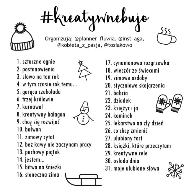#kreatywnebujo wyzwanie