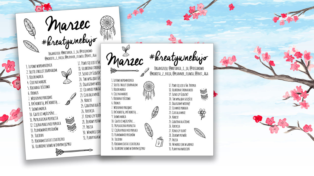 #kreatywnebujo marzec 2017