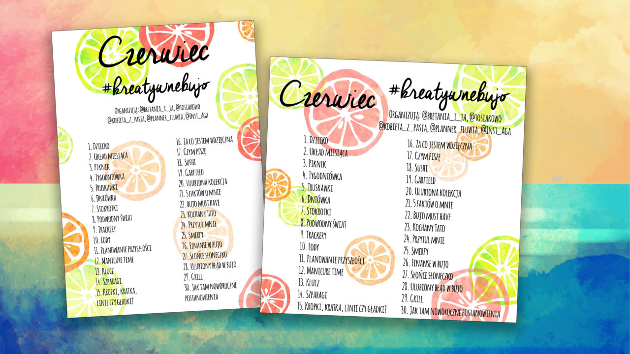 #kreatywnebujo czerwiec