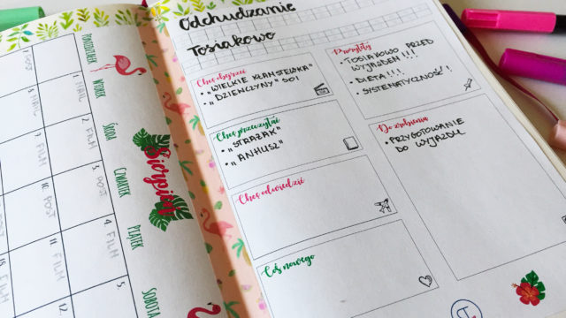 planner na sierpień