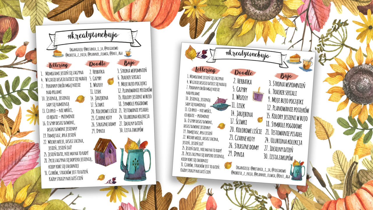 #kreatywnebujo październik