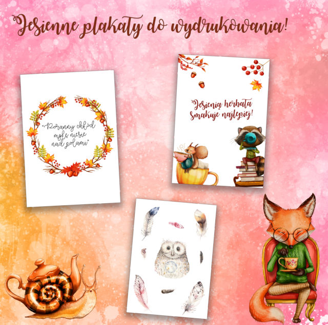 Plakaty jesienne