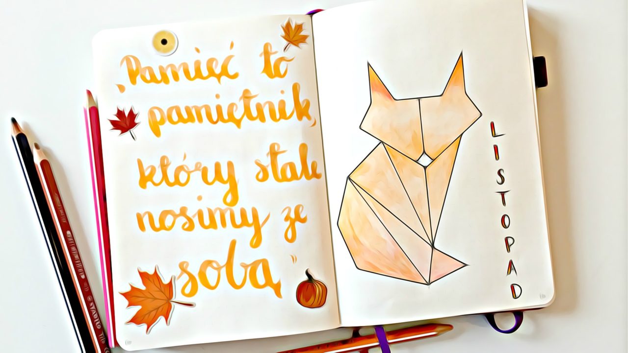 listopad bullet journal