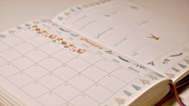 Planner na grudzień