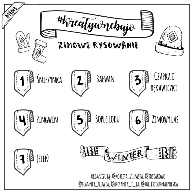 #kreatywnebujo styczeń 2018