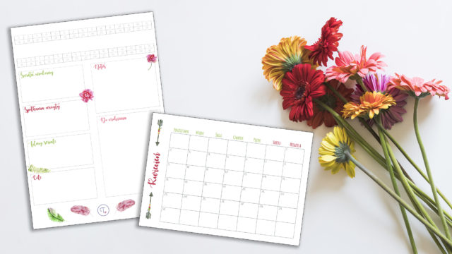 kwietniowy pakiet startowy bullet journal