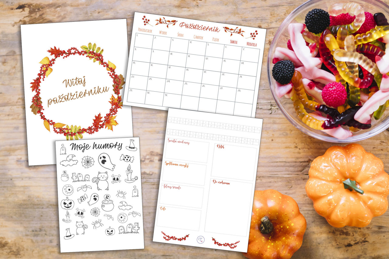 październikowy pakiet startowy bullet journal