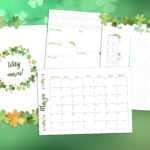 Wklejki do bullet journal na marzec