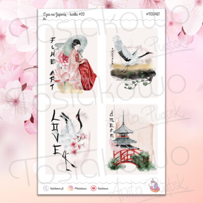 Czas na Japonię - kartki #02