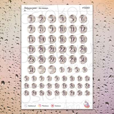 Mistyczna jesień - dni miesiąca