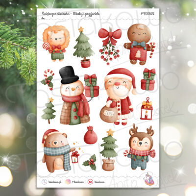 Świąteczne słodkości - Mikołaj i przyjaciele