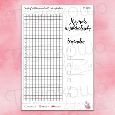 Mój rok w pikselach - reading/watching journal vol 4