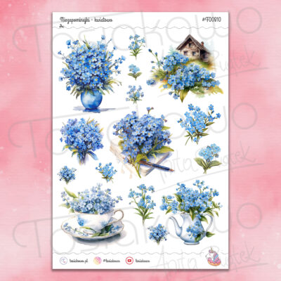 Niezapominajki - kwiatowo