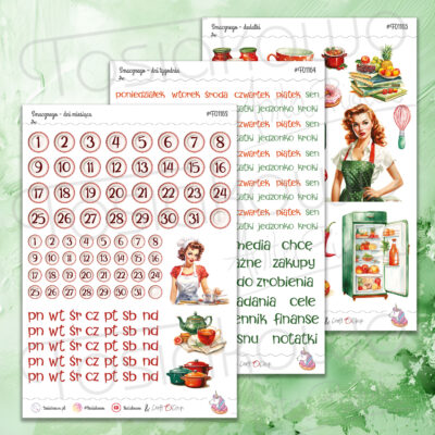 Smacznego - zestaw miesięczny (trzy arkusze)