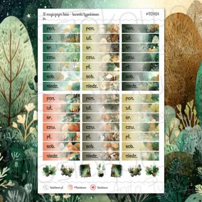 W magicznym lesie - banerki tygodniowe