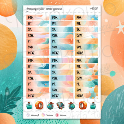 Kreatywny początek - banerki tygodniowe