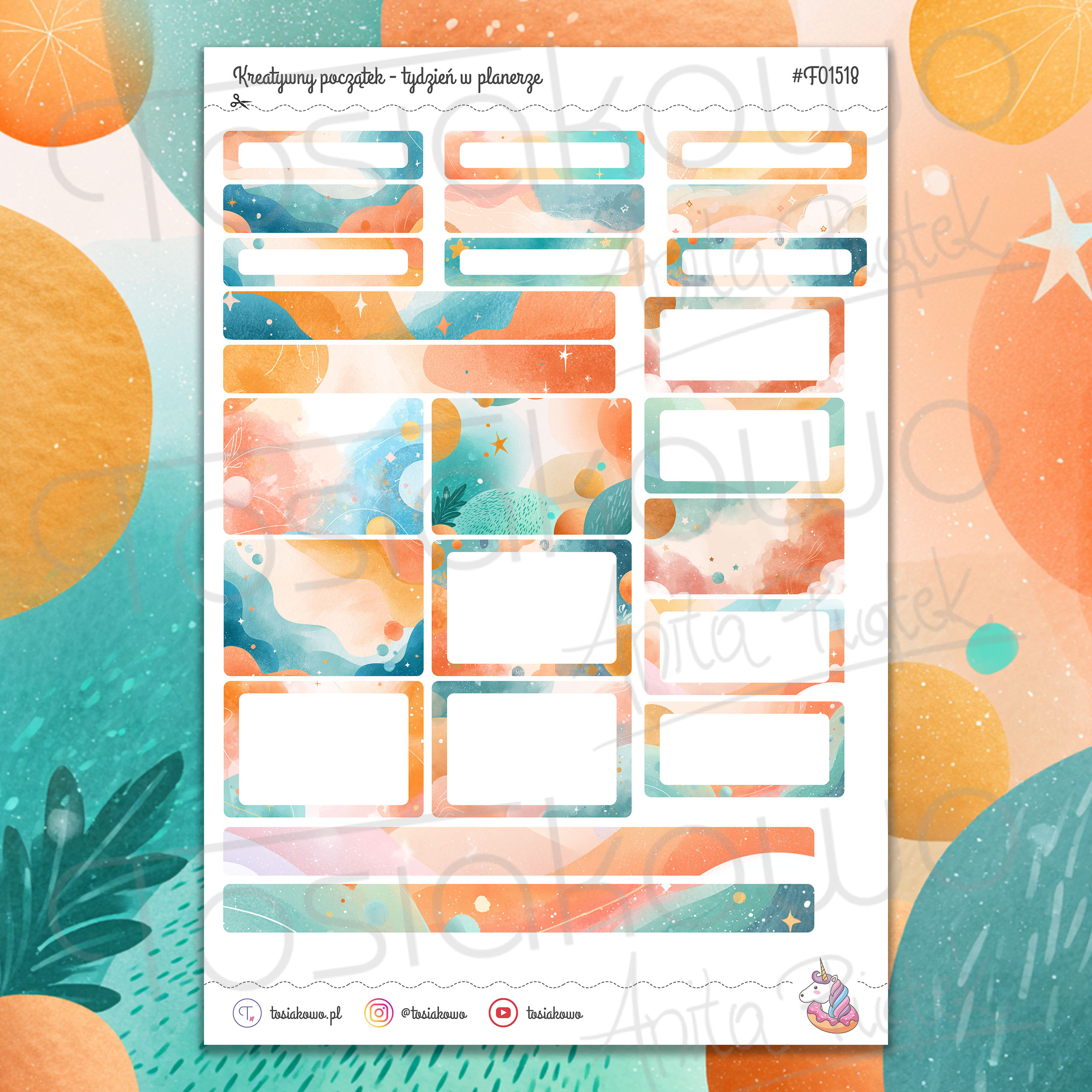 Kreatywny początek - tydzień w planerze