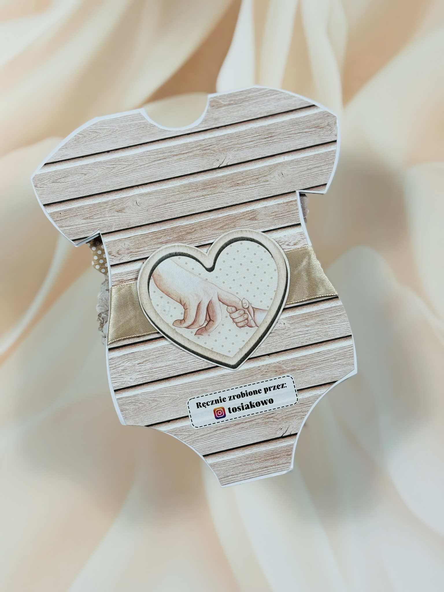 Kartka dziecięca - body. Kartka na narodziny, urodziny, baby shower - obrazek 2
