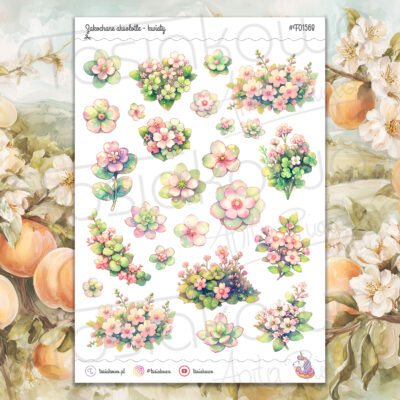 Zakochane aksolotle - kwiaty